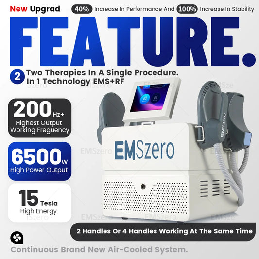EMSZERO PRO 6500W NEO Hi-emt EMS+EMT/RF Slimming Machine Nova Body Sculpting EMS Pelvic Muscle Stimulator EMSzero Salon