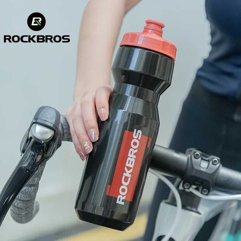 ROCKBROS Cycling Water Bottle 600-750ml MTB Road Bike Water Bottle Holder Squeeze Mug Running Climbing Sports Kettle Bicycle Cup