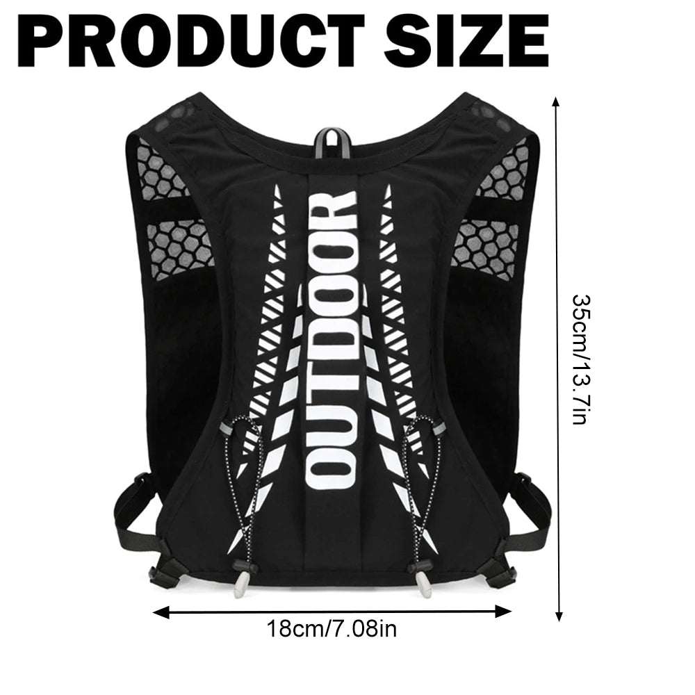 Running Hydration Vest for Women and Men,Breathable,Lightweight  Hydration Backpack Bag for Runs,Hiking,Cycling,Trails,Marathons