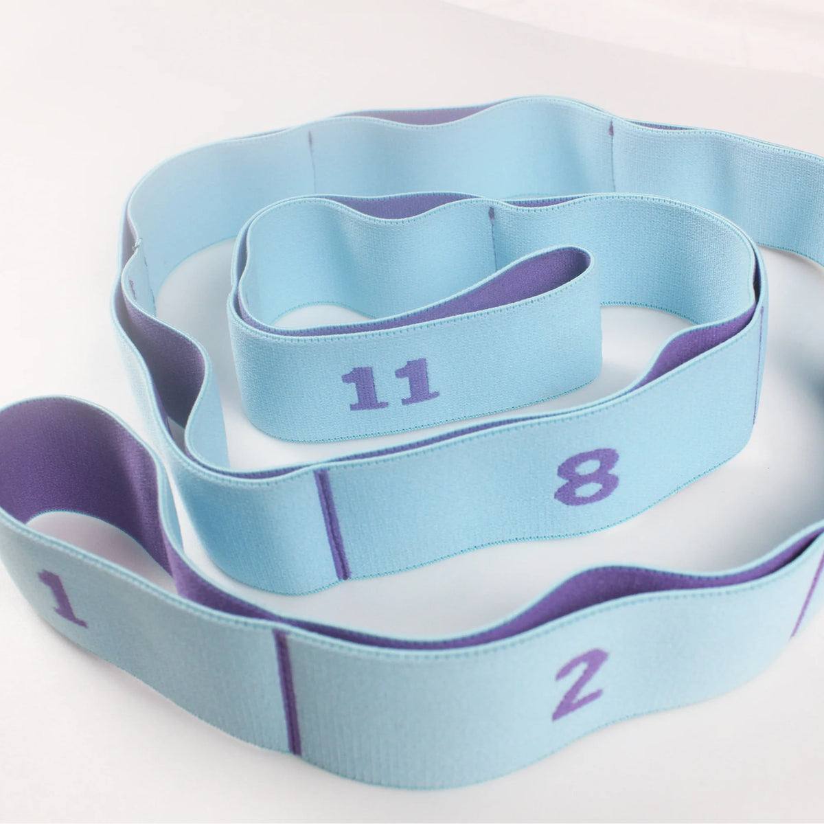 11 Loop Elasticity Gymnastics Workout Bands Digital Yoga Band for Leg Stretching