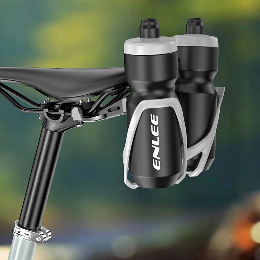Bicycle Water Bottle Holder Adapter Bike Saddle Drink Cup Cage Adapter Saddle Kettle Holder Extension Adapter for Road Bike MTB