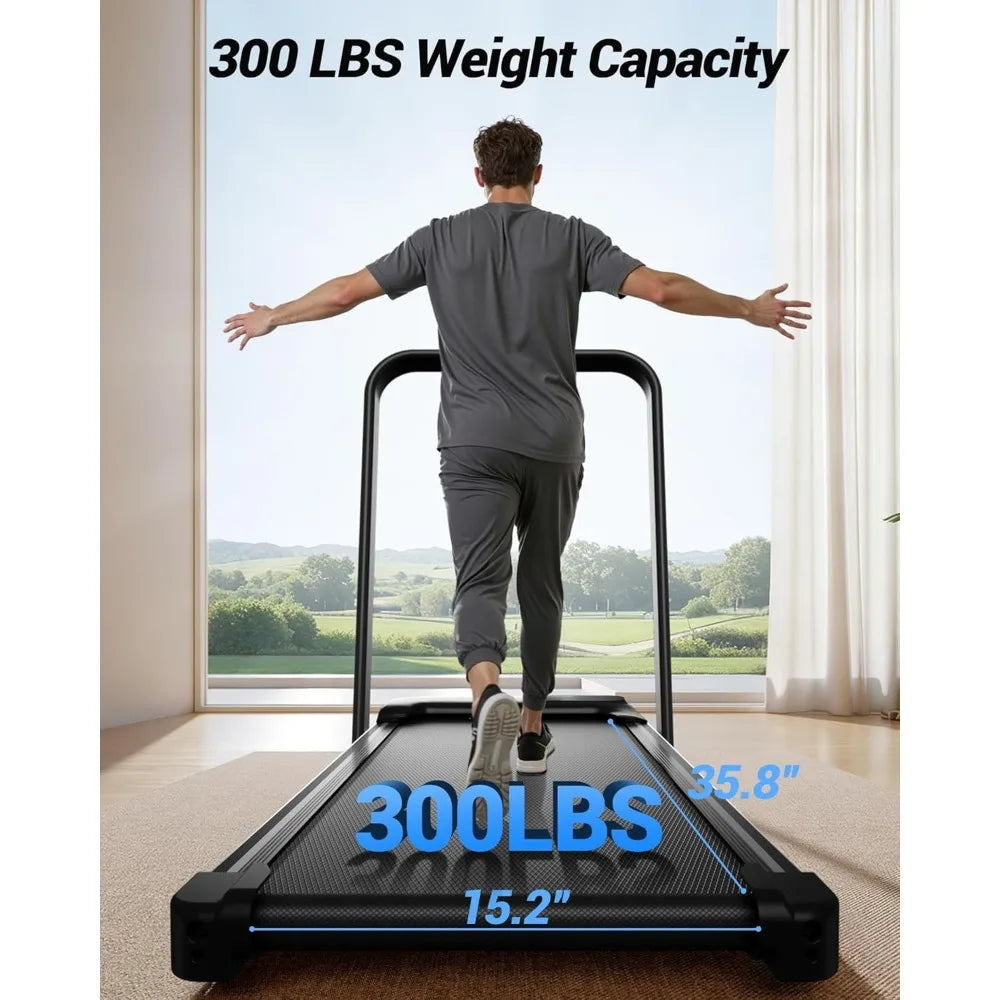 Walking Pad with 15% Incline 0.6-6.2MPH Foldable Portable Treadmill 2.5HP Compact Walking Pad for Home Small Space, Customized