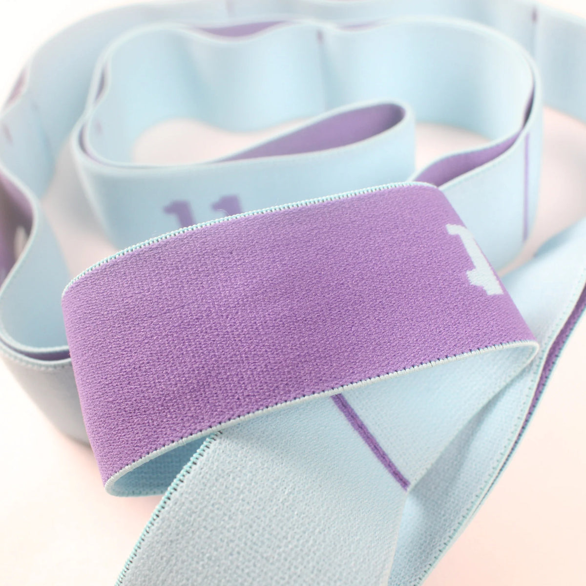11 Loop Elasticity Gymnastics Workout Bands Digital Yoga Band for Leg Stretching