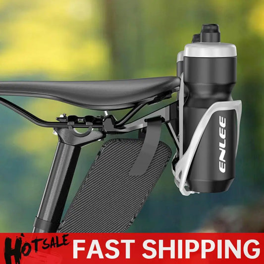 Bicycle Water Bottle Holder Adapter Bike Saddle Drink Cup Cage Adapter Saddle Kettle Holder Extension Adapter for Road Bike MTB